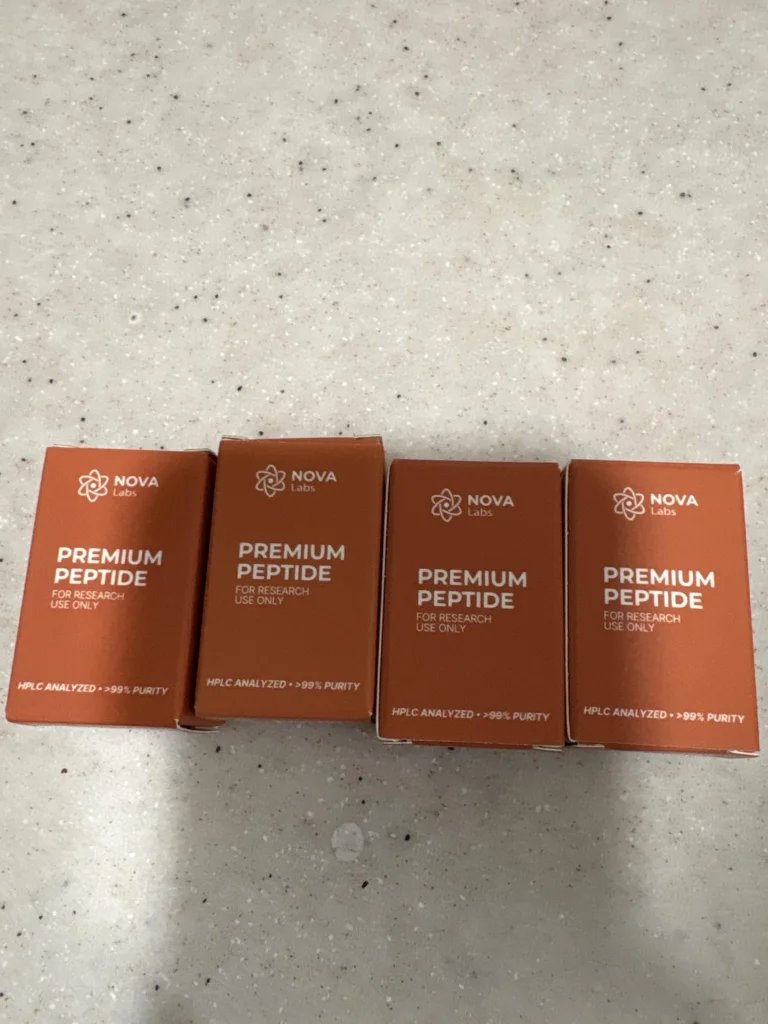 Four NOVA Labs peptide packages
