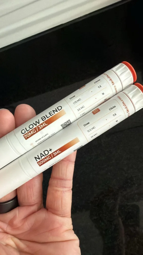NOVA Labs Glow Blend and NAD+ pens