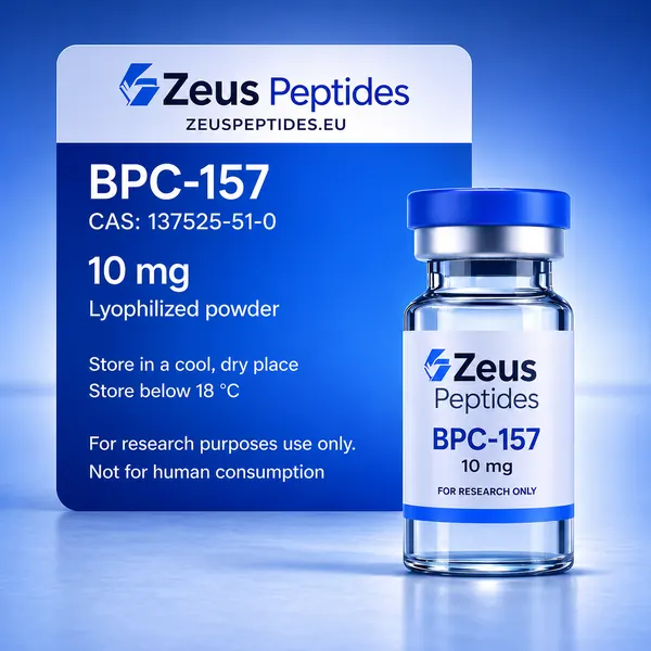 BPC-157 10mg vial, ZEUS PEPTIDES