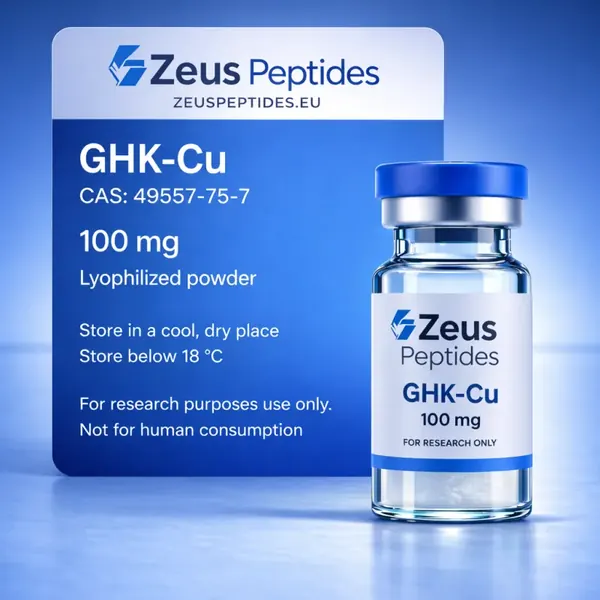 GHK-Cu 100mg vial, ZEUS PEPTIDES