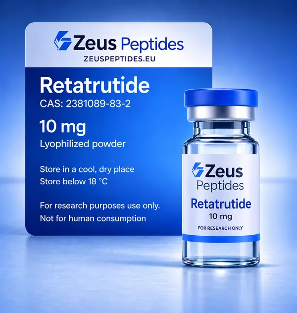 Retatrutide 10mg vial, ZEUS PEPTIDES